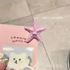 Presilha de Cabelo Colorida de Estrela do Mar Simulação para Meninas Fotografia Dopamina Franja Lateral Bico de Pato Presilha de Cabelo Férias na Praia Acessórios de Cabelo Femininos