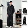 Suéter Henley de Punto Texturizado de Manga Larga Estilo Coreano Old Money Nuevo Otoño 2026 para Hombre, Capa Base de Punto de Alta Gama