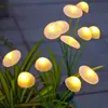Luz LED Solar de Medusa Luz de Atmósfera para Paisajismo de Jardín Exterior Luz Decorativa Navideña para Césped Estaca de Hongo