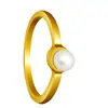 Anillo de Perlas Creativo de Lujo Ligero para Mujer, Nuevo Estilo de Moda, Único y Sencillo, Joyería de Anillo Versátil, Venta al por Mayor Transfronteriza