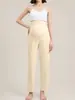 Pantalones de Maternidad con Soporte para la Barriga, Nuevo Estilo Primavera y Otoño 2026, Pantalones Deportivos Ligeramente Acampanados, Tallas Grandes, Estilo Fino de Primavera, Pantalones de Pierna Ancha para el Embarazo
