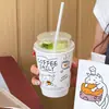 Vasos de café desechables, 400 ml, de pared gruesa, para bebidas frías, material PET, con tapas, aptos para llevar y uso comercial, disponibles para pedidos personalizados y al por mayor