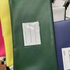 Amazon AliExpress con ventana para tarjeta, billetera de cuero PU, bolsa de almacenamiento, bolsa para efectivo y papelería, depósito de cuero
