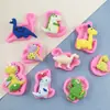 Molde de Silicona de Dinosaurio de Dibujos Animados para Arcilla DIY Hecho a Mano Molde para Decoración de Pasteles de Fondant Silicona de Grado Alimenticio Resistente a Altas Temperaturas