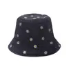 Ins Estilo Japonés Estilo Coreano Sombrero de Cuenca de Moda Casual Para Todo Combinar Protector Solar Sombrero para el Sol Bordado de Amor Vaquero Sombrero de Pescador para Niños