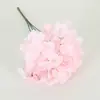 5 Cabeças de Hortênsia de Maiorca Flores Artificiais para Decoração de Casamento, Base de Decoração de Parede de Flores para Corredor de Salão de Casamento, Atacado de Arranjo de Flores Artificiais