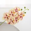Ramo de Orquídeas Phalaenopsis Artificiales con un Toque de Lujo, Flores Decorativas para Ambientes de Hotel y Bodas
