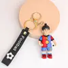 Nuevo Colgante Llavero Estrella de Fútbol de Dibujos Animados, Muñeco Personaje Estrella del Mundial, Colgante para Mochila, Decoración de Coche