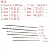 Broca Helicoidal de Vástago Recto Extendida para Madera, Ámbar, Carpintería y Perforación de Cuentas; Broca Helicoidal Larga