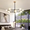 Lustre de madeira Nokwei para sala de estar, luz principal para o hall, luminária estilo meados do século, novo estilo chinês, luxo leve, luminária de sala de estar vintage de alta qualidade