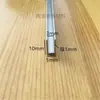Ranura en forma de U de aleación de aluminio con un ancho interior de 6/8/10/12 mm, ranura para fijación de vidrio, ranura de borde en U de aluminio, ranura para riel deslizante, ranura cóncava de aluminio