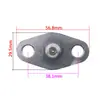 Adaptador de Brida de Tubería de Aceite de Suministro para Turbocompresor An4 de Modificación de Automóvil Adecuado para T3 T4 T04E Gt42