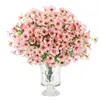 Venda Direta de Fábrica de Flores Artificiais de Eucalipto Violeta com 7 Galhos, Exclusivamente para Vendas Transfronteiriças da Amazon, Plantas Artificiais para Decoração de Jardim