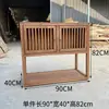 Juego de mesa de té y sillas para balcón de madera de olmo viejo, mesa de té de estilo chino nuevo, mesa y sillas de ocio para apartamentos pequeños, mesa de té para uso doméstico