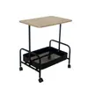 Carrito de almacenamiento pequeño móvil, mesa de café multifuncional, mesita de noche, mesa auxiliar creativa y elegante, estante de almacenamiento