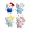 Accesorios de Peluche de Gato Kt de Dibujos Animados, Colgante de Muñeco Gatito que Chilla, Accesorios para Bolsos y Cabello, Pantuflas, Calcetines y Accesorios