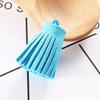 Colgante de borla de terciopelo coreano de 3 cm para teléfono, borla con flecos, accesorio DIY, material para llavero, colgante, venta al por mayor