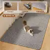 Tapete de chão resistente a arranhões de gato e cama de gato em um só, tamanho grande, adequado para todas as estações, durável, não solta pelos, protege o sofá