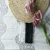 Tela de encaje de algodón brocado 2026, Encaje bordado de onda grande, Accesorios para vestidos de novia, En stock al por mayor