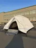 Tienda de Campaña Doble Capa para Exteriores con Cubierta Impermeable y Protección Solar, Plegable y Portátil para Acampar Durante la Noche