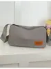 Bolso Cruzado de Lona de Gran Capacidad Estilo Coreano Transfronterizo para Mujer, Bolso de Hombro Casual tipo Almohada para Estudiantes 2026