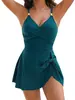Maiô Peça Única Transfronteiriço Europeu e Americano para Mulheres, Essencial para Férias, Modelagem Justa, Costas Cruzadas, Sexy, Comércio Exterior da Amazon, Multicolor