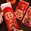 Sobres Rojos Festivos Estilo Chino, Sobres Rojos Creativos con el Dios de la Riqueza, Nuevos Sobres Rojos Personalizados Lindos para Saludos de Año Nuevo para Bebés