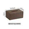 Caja de Pañuelos, Creativa y de Gama Alta, Adecuada para la Sala de Estar, Elegante y Lujosa para Uso Doméstico, Caja de Pañuelos de Cuero de Gama Alta para Escritorio