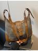 Bolso Transfronterizo de Gran Capacidad para Mujer Primavera y Verano 2025 Nuevo Nicho Moda Hombro Bandolera Bolso Dumpling Estilo Coreano para Mujer