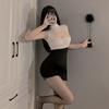 Nueva Lencería Sexy Encaje Archivo Abierto Ajustado Uniforme Deseo Puro Sexy Libre Descuento Suministros para Pareja Conjuntos Dropshipping
