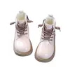 Botas Martin para Meninas 2026 Outono Novo Estilo Temperamento Borboleta Botas Curtas Estilo Coreano Estudante Crianças Médias e Grandes Antiderrapantes Botas Casuais Tendência