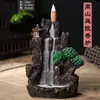 Queimador de Incenso de Refluxo Criativo Sandália Madeira de Agar Madeira Resina Ornamentos Artesanato Casa Interior Zen Aromaterapia Queimador Venda Direta da Fábrica