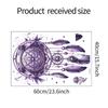 Nuevo Atrapasueños Artístico FX-E314 Morado Sueño Pluma Decoración de Pared de Fondo para Dormitorio Sala de Estar Pegatina de Pared Venta al por Mayor