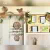 Materiais para pendurar tecelagem de bambu jardim de infância parque temporada de volta às aulas criação ambiental decoração sala de aula com hall corredor chapéu de bambu bambu
