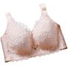 Roupa Íntima de Látex Natural Tailandês para Mulheres Plus Size com Seios Grandes, Efeito Redutor, Bojo Inteiro, Tamanho Grande, Sem Aro, Sutiã Feminino Ajustável com Suporte Lateral