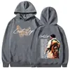 Marca Independiente de Comercio Exterior Sudadera con Capucha de Ajuste Holgado Rod Wave Última Vuelta Gira 2025 Ropa Unisex Cadera H