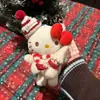 Auténtico Peluche de Dibujos Animados Sanrio Hello Kitty Bolsa Decoración Colgante Llavero Colgante