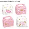 DD183 Amazon estrela balão lua brilhante bebê te amo obrigado caixa de presente portátil