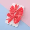 Accesorios para el Cabello Infantiles de Venta Caliente en Europa y América Pinza para el Cabello de Color Sólido con Nervaduras y Lazo Exquisita Joyería para la Cabeza Cola de Golondrina Venta Directa al por Mayor
