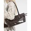 Bolso de hombro versátil de gran capacidad 2026 moda para mujer de trabajo bolso de axila otoño e invierno retro simple transfronterizo nuevo modelo