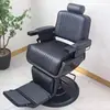 Sillón de barbero clásico transfronterizo, silla de salón de aleación de aluminio para cortar el pelo, permanente, tinte y afeitado, modelo de lujo ligero, venta al por mayor exclusiva para salones