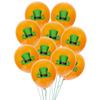 Balão de látex de trevo de quatro folhas de 12 polegadas 2,8g St. Decoração de festa temática do Dia de São Patrício por atacado