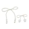 Joyas hechas a mano más vendidas hilo de cordón de lazo de perlas ropa para vestidos de novia bolsas zapatos accesorios para el cabello accesorios DIY