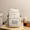 Versão Coreana Bolsa Escolar Ins para Mulheres 2023 Alunos do Ensino Fundamental e Médio Versátil Estilo Estrangeiro Bolsa Casual para Estudantes Commuter Mochila