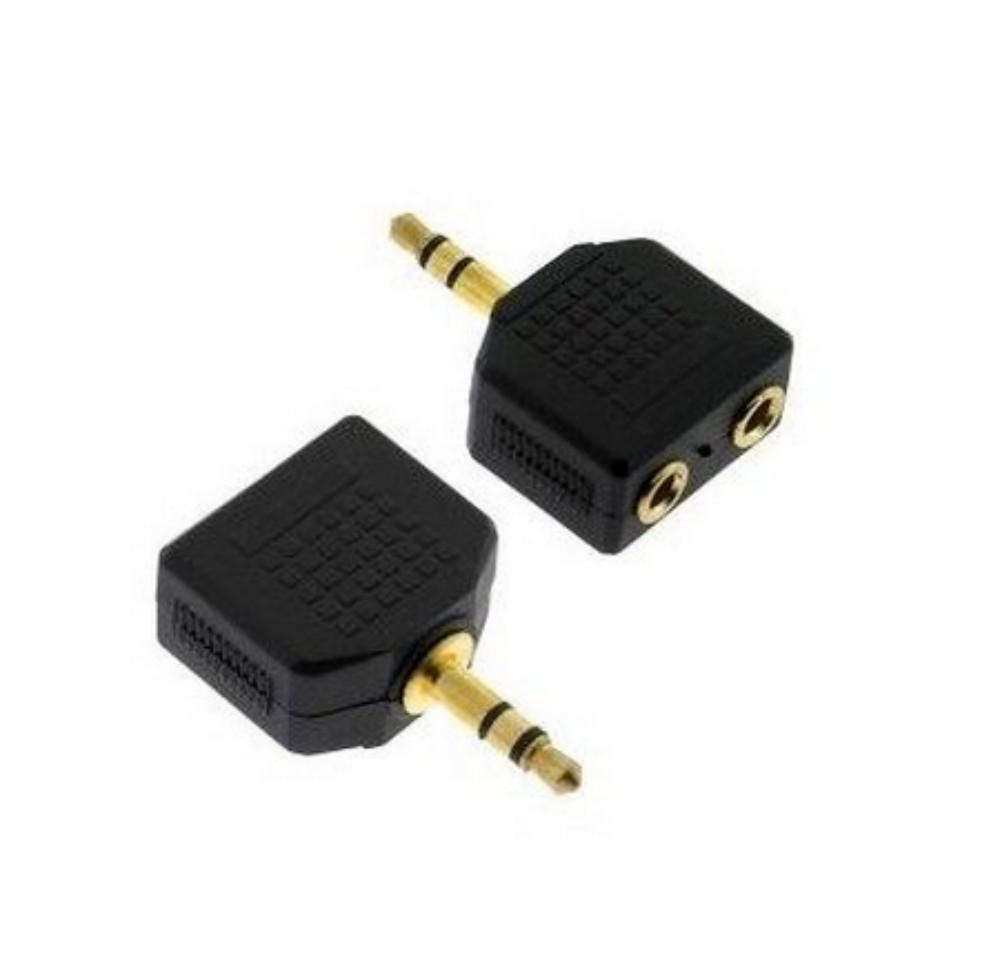 3.5mm耳机一分二分线器情侣转接线双接口音频转接1转2分插