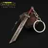 Modelo de Espada Gran Espada Destructiva de Claude Estilo Colgante Cabeza de Lobo Fenrir Seis Estilos Modelo de Metal Cuchillo de Juguete