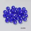 Cartão Dongzhou 8mm contas de roda acessórios para joias diy corrente de celular contas soltas de cristal cor contas altas planas atacado