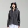 Ropa Protectora Solar Transpirable de Seda de Hielo UPF50 para Hombres y Mujeres Ropa para la Piel de Viaje al Aire Libre de Pareja a Prueba de Viento y Protección Ultravioleta