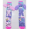 Calcetines de Accesorios para Niños Celebridad de Internet Transfronteriza, Calcetines de Dibujos Animados Modernos Personalizados con Lazo Perro Niña Princesa Calcetines al por Mayor Calcetines de Piso