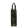 Bolsa de Regalo de Tela No Tejida para Vino Tinto Transfronteriza Bolso de Mano para Vino con Impresión de Copas de Vino Impermeable Laminado Bolsa para Vino Venta al por Mayor en Stock